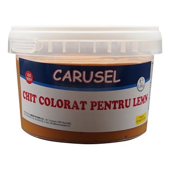 Chit acrilic colorat pentru reconditionare lemn, castan, 0.4 kg Chit acrilic colorat pentru reconditionare lemn, castan, 0.4 kg