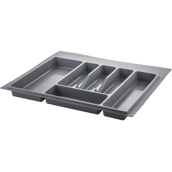 Suport organizare tacamuri, gri metalizat, pentru latime corp 500 mm, montabil in sertar bucatarie Suport organizare tacamuri, gri metalizat, pentru latime corp 500 mm, montabil in sertar bucatarie