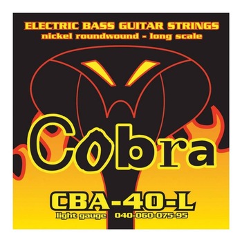 Set corzi chitara electrica bass Cobra CBA-40-L light 040-060-075-095 Set corzi chitara electrica bass Cobra CBA-40-L light 040-060-075-095
