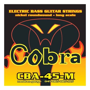 Set corzi chitara electrica bass Cobra CBA45-M medium 045-065-085-105 Set corzi chitara electrica bass Cobra CBA45-M medium 045-065-085-105