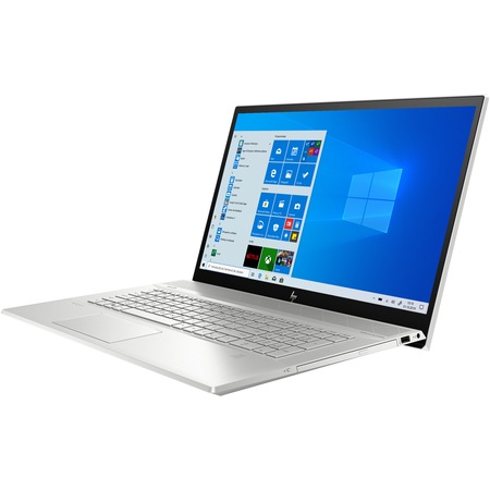 Laptop ultraportabil HP ENVY 17-ce1003nq cu procesor Intel® Core™ i7-10510U pana la 4.90 GHz Comet Lake, 17.3", Full HD, 16GB, 512GB SSD, DVD-RW, NVIDIA® GeForce® MX250 4GB, Windows 10 Home, Silver