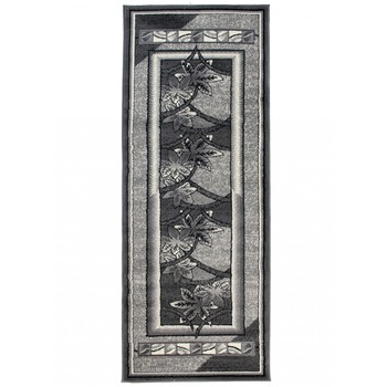 Covor Cheap Runner Modern Frame Rectangle 1912A CRM gri 100x200 Covor Cheap Runner Modern Frame Rectangle 1912A CRM gri 100x200