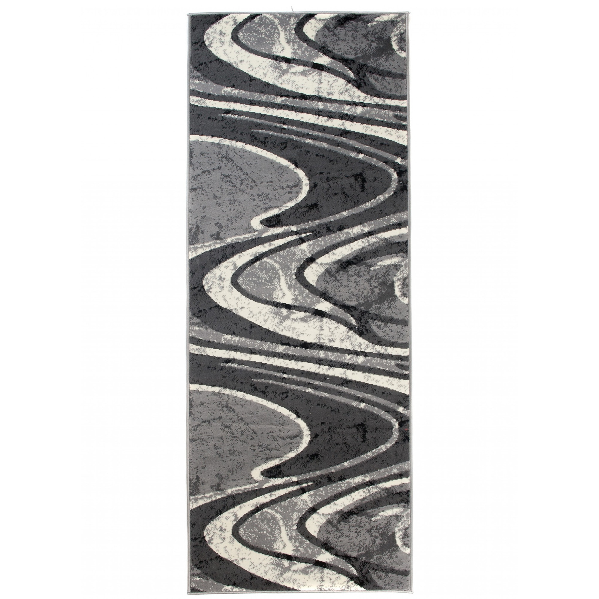 Covor Cheap Runner Modern Frame Rectangle 2640A CRM gri 100x150