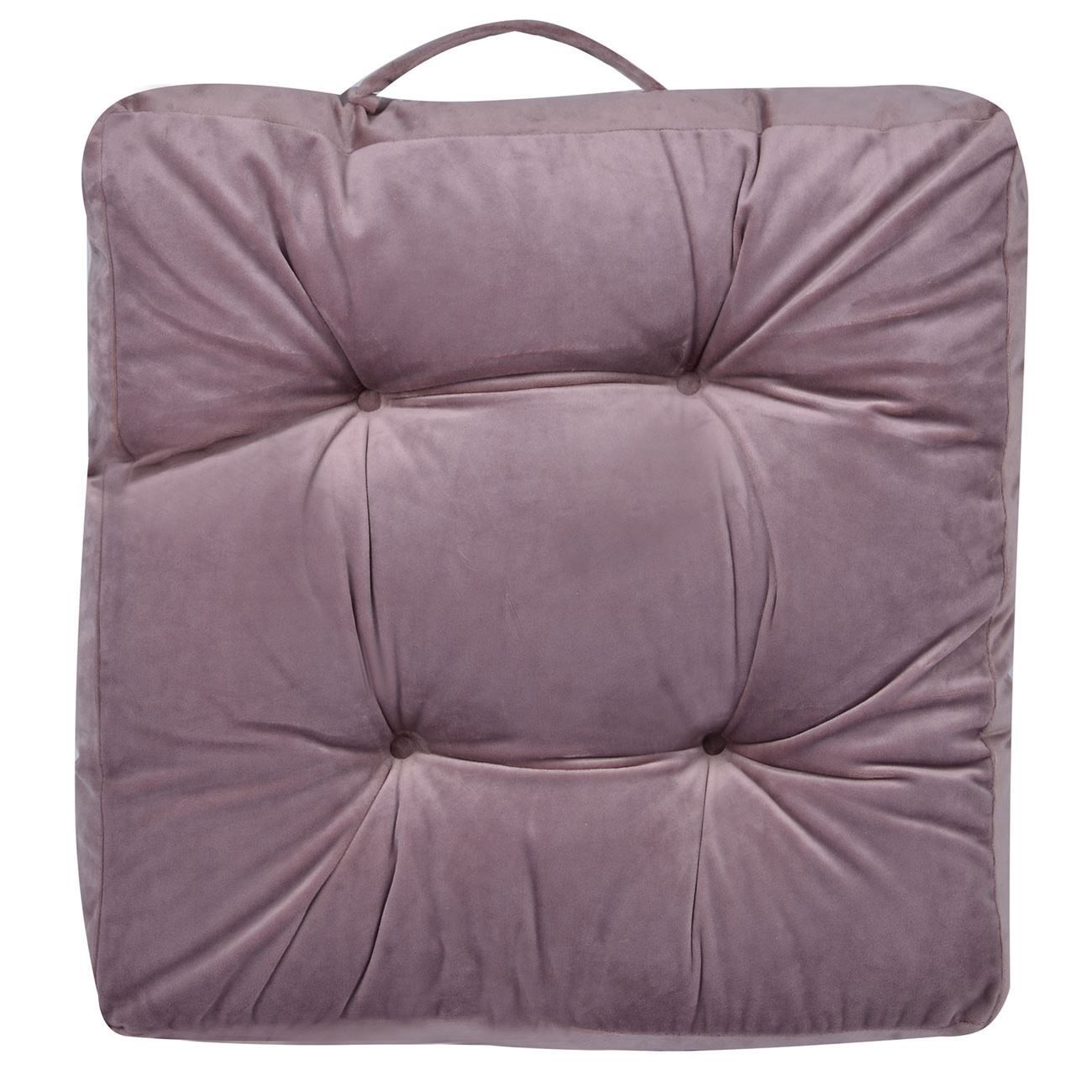 Perna patrata pentru scaun, iMKⓇ Design modern, 46x46x8 cm,MOV,VD