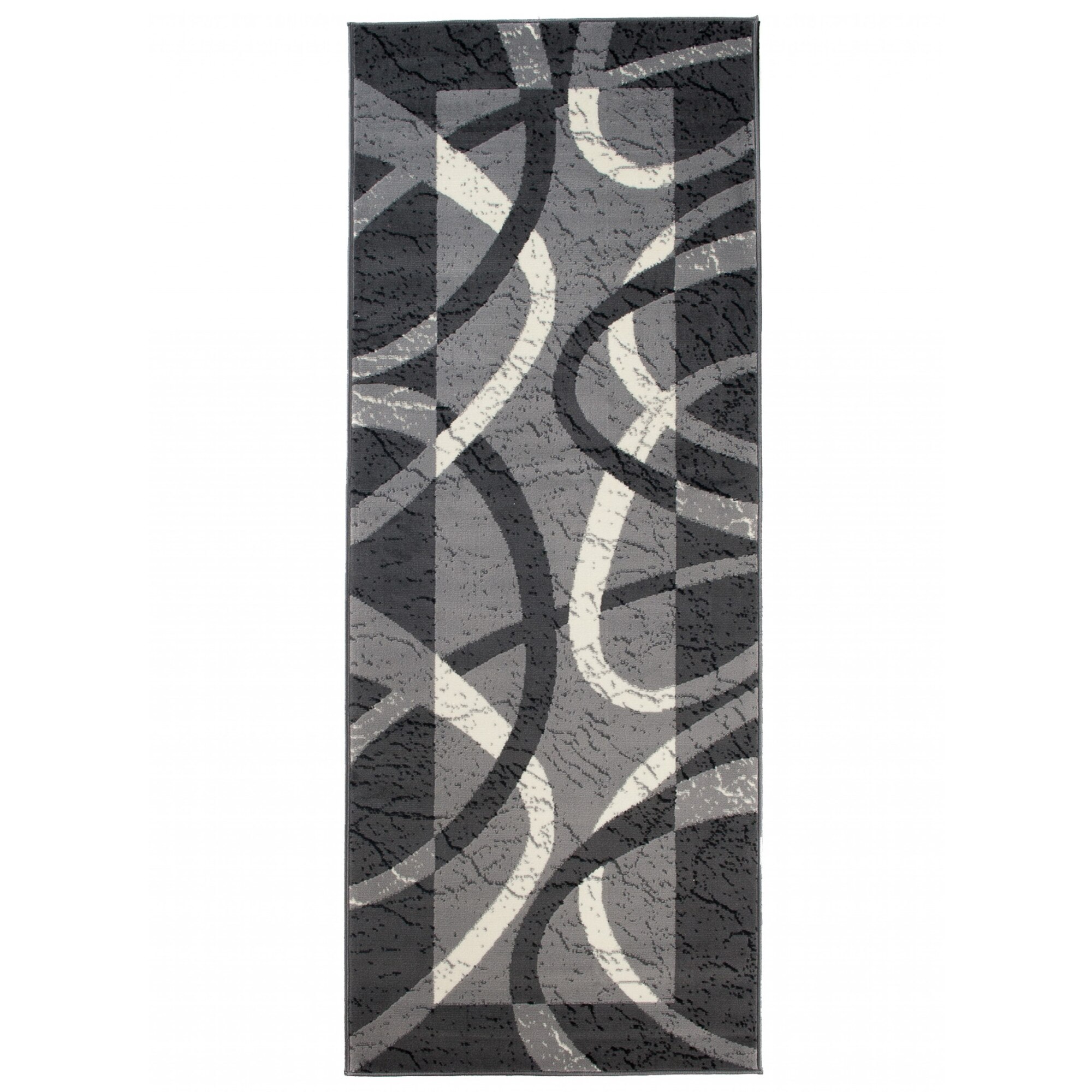 Covor Cheap Runner Modern Frame Rectangle 3707A CRM gri 100x150