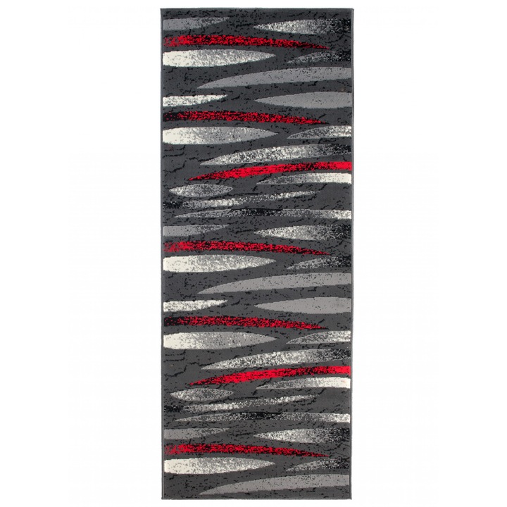 Covor Cheap Runner Modern Frame Rectangle D320B CRM gri 100x200