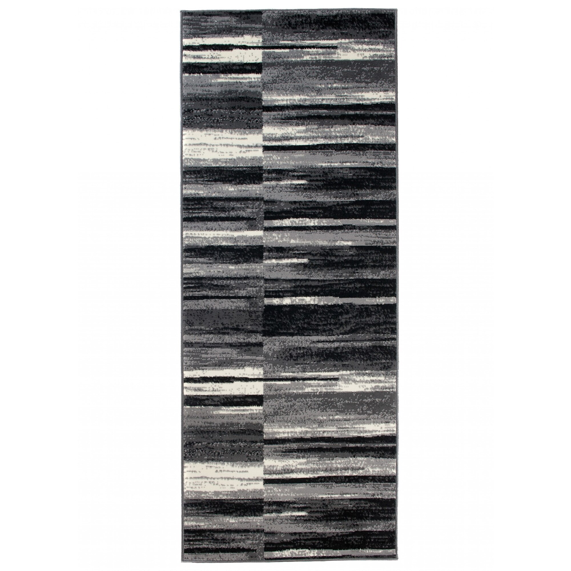 Covor Cheap Runner Modern Frame Rectangle F809A CRM gri 100x200