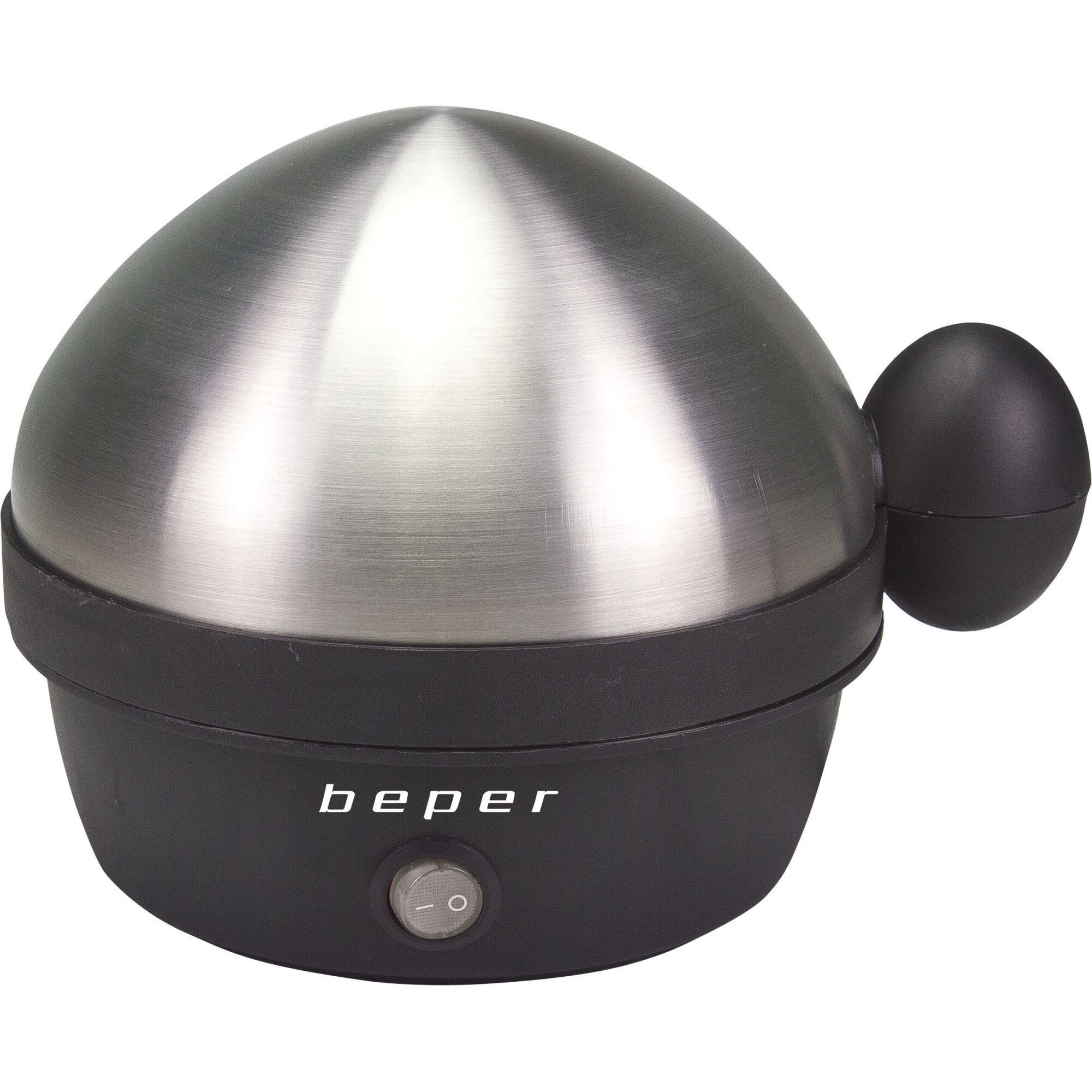 Fierbator de oua Beper BC.125, capacitate 7 oua, Negru/Inox