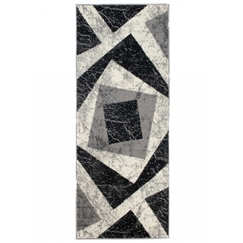 Covor Cheap Runner Modern Frame Rectangle K855A CRM gri 60x100 Covor Cheap Runner Modern Frame Rectangle K855A CRM gri 60x100