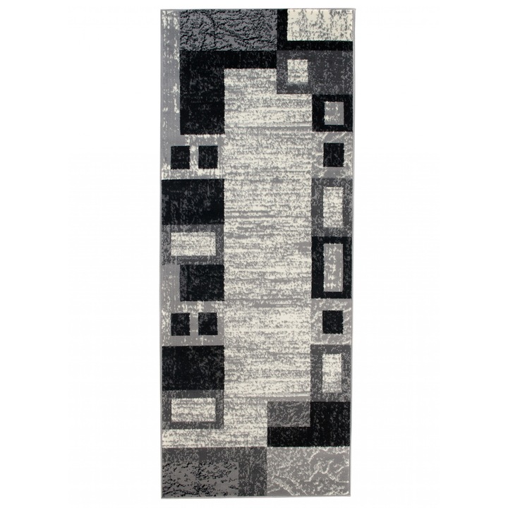 Covor Cheap Runner Modern Frame Rectangle K871A CRM gri 100x200