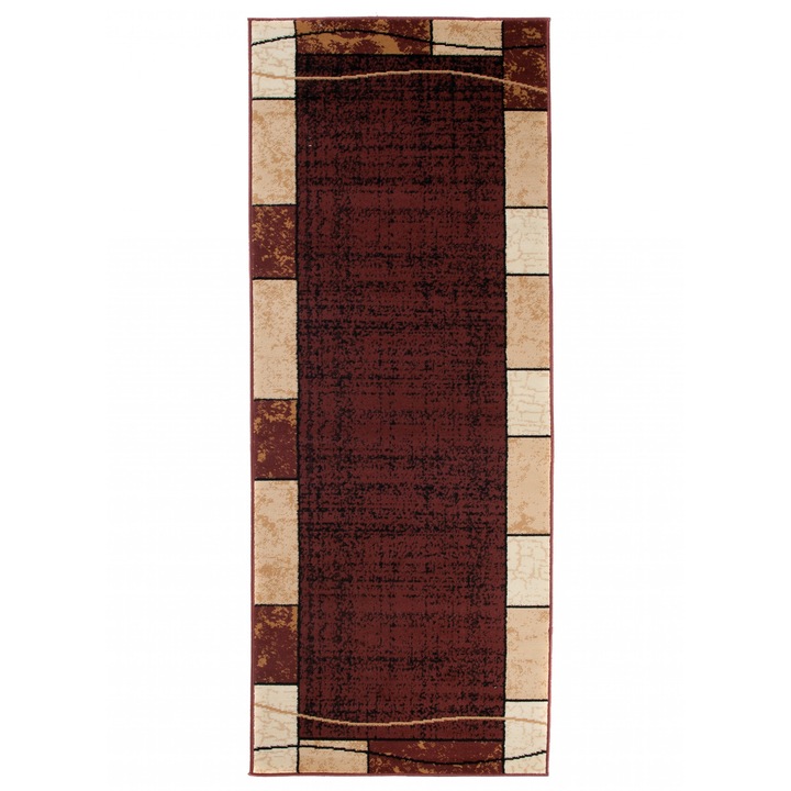 Covor Cheap Runner Modern Frame Rectangle K872A BGX maro 100x300