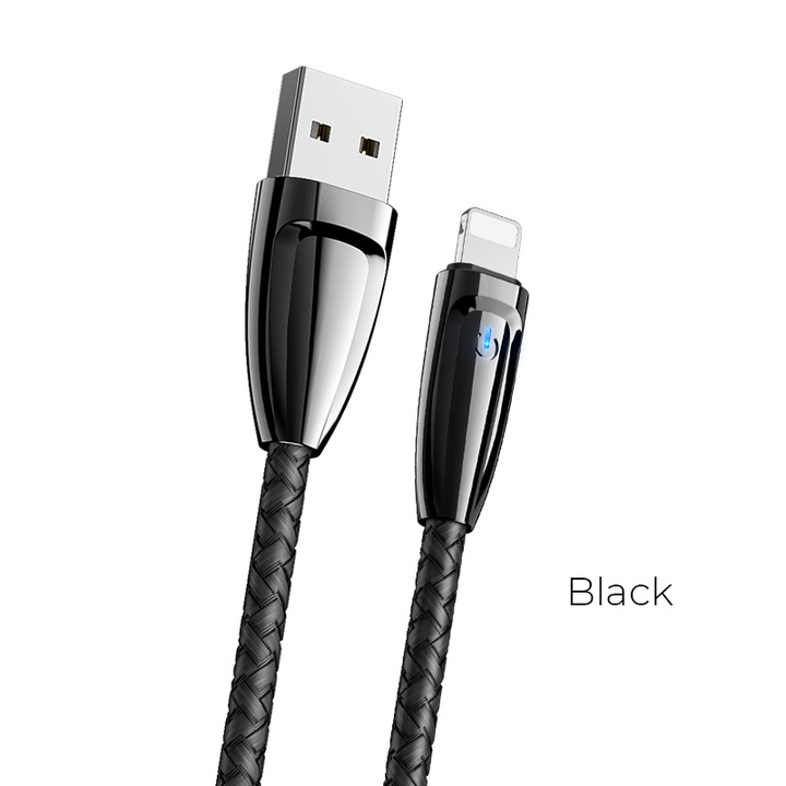 Кабел USB VIPCASE USB TYPE C, 3 метра, Черен