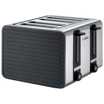 Prajitor de paine Bosch TAT7S45, 1800W, 4 felii de paine, control variabil de rumenire, functie decongelare si incalzire, Gri Prajitor de paine Bosch TAT7S45, 1800W, 4 felii de paine, control variabil de rumenire, functie decongelare si incalzire, Gri