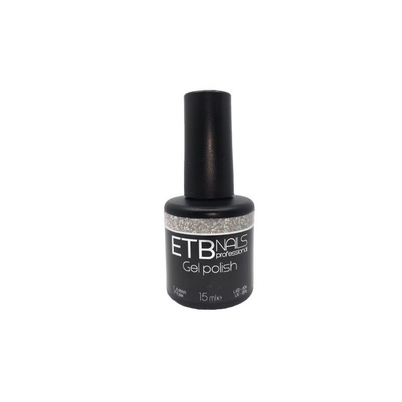 Gel de unghii permanent ETB Nails Gel Polish Queen Gold 15ml