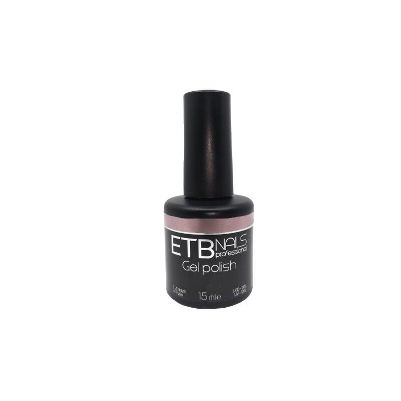 Gel de unghii permanent ETB Nails Gel Polish Nude Pink 15ml