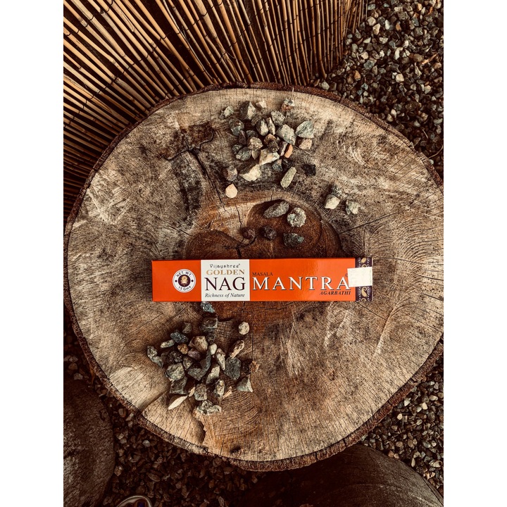 Vijayshree, Nag Mantra Füstölő pálca, Illatosított, 15 g (12 - 15 db)