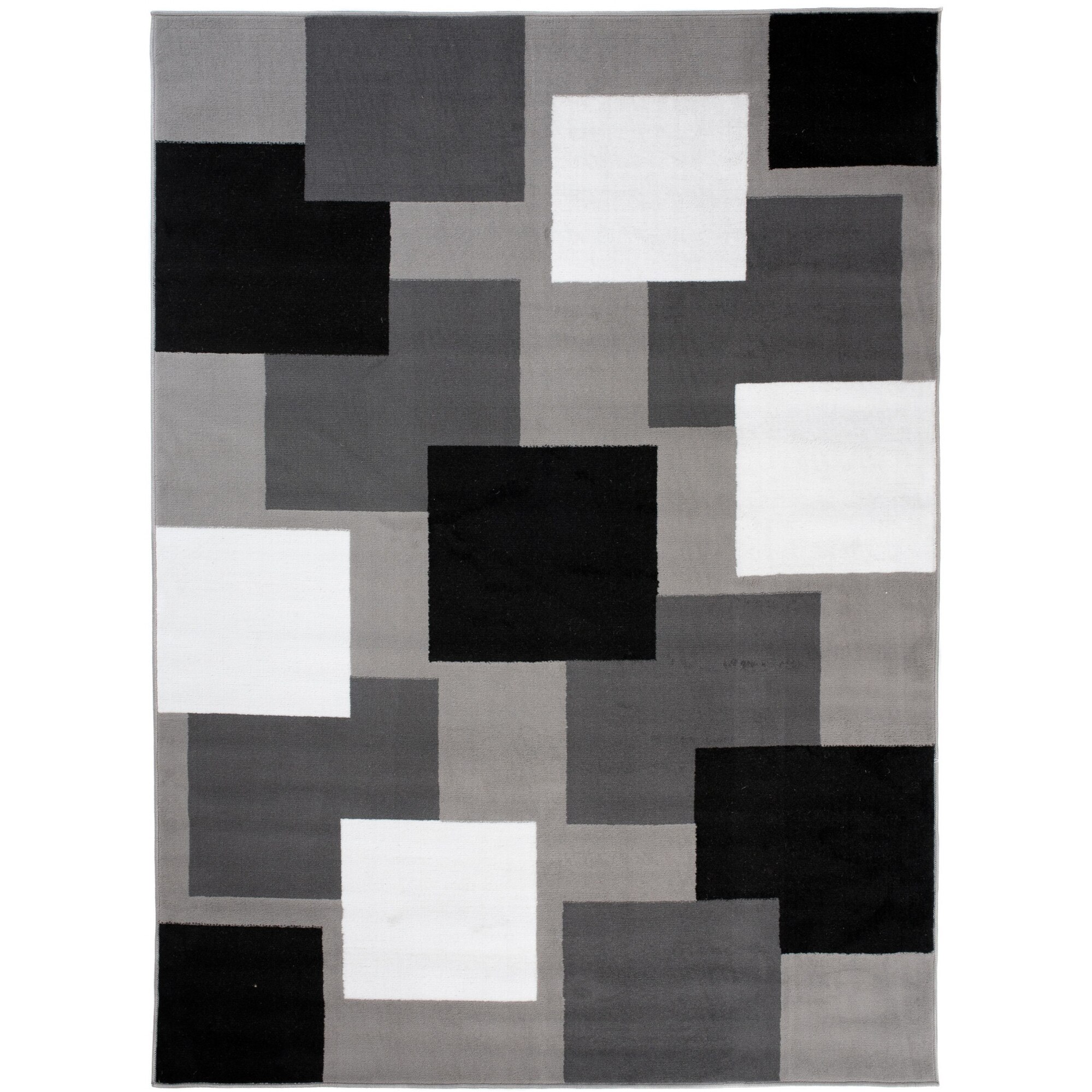 Covor Luxury Modern Short Pile Chemex DK24A gri 160x220