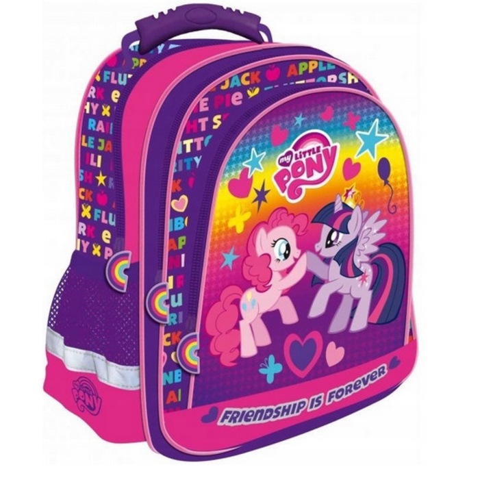 Ghiozdan starpak scoala my little pony ,Multicolor