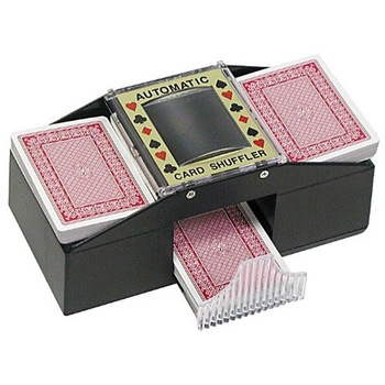 Aparat de amestecat carti de joc, automat, negru, Card Shuffler Aparat de amestecat carti de joc, automat, negru, Card Shuffler