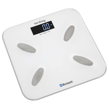 Cantar digital ultraslim cu bluetooth (Grasime, Apa, Masa musculara, Masa osoasa, Kilocalorii) MAX 180KG - Innoliving Cantar digital ultraslim cu bluetooth (Grasime, Apa, Masa musculara, Masa osoasa, Kilocalorii) MAX 180KG - Innoliving