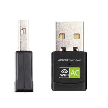 Adaptor Wireless USB AC, Wifi 600Mbps, 2.4G / 5G Dual Band, 802.11n/g/a/ac Adaptor Wireless USB AC, Wifi 600Mbps, 2.4G / 5G Dual Band, 802.11n/g/a/ac