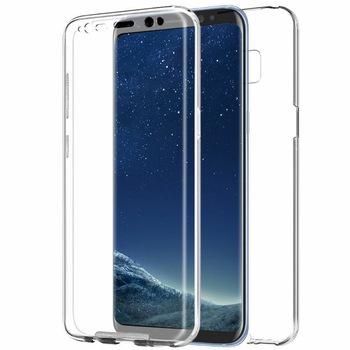 Husa 360 Full Cover Vennus, 2 in 1 (protectie fata + spate), Silicon Hiqh Quality, pentru Samsung Galaxy S8 Plus, Transparent, Blister Husa 360 Full Cover Vennus, 2 in 1 (protectie fata + spate), Silicon Hiqh Quality, pentru Samsung Galaxy S8 Plus, Transparent, Blister