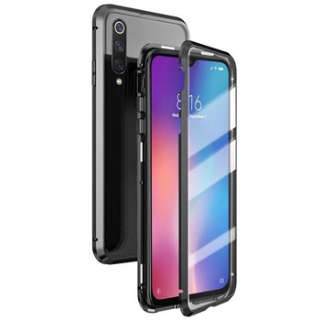 Husa Magnetic Glass 360° (sticla fata + spate) pentru Xiaomi Mi 9 SE, Negru Husa Magnetic Glass 360° (sticla fata + spate) pentru Xiaomi Mi 9 SE, Negru