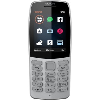Telefon mobil Nokia 210 (2019), FM radio, Dual SIM, Grey Telefon mobil Nokia 210 (2019), FM radio, Dual SIM, Grey