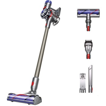 Aspirator vertical Dyson V8 Motorhead, 425 W, 21.6V, 0.54 l, autonomie 40 min, Titanium Aspirator vertical Dyson V8 Motorhead, 425 W, 21.6V, 0.54 l, autonomie 40 min, Titanium