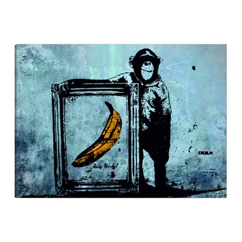 Tablou canvas - Inspirat de Banksy - 120 x 80 cm Tablou canvas - Inspirat de Banksy - 120 x 80 cm