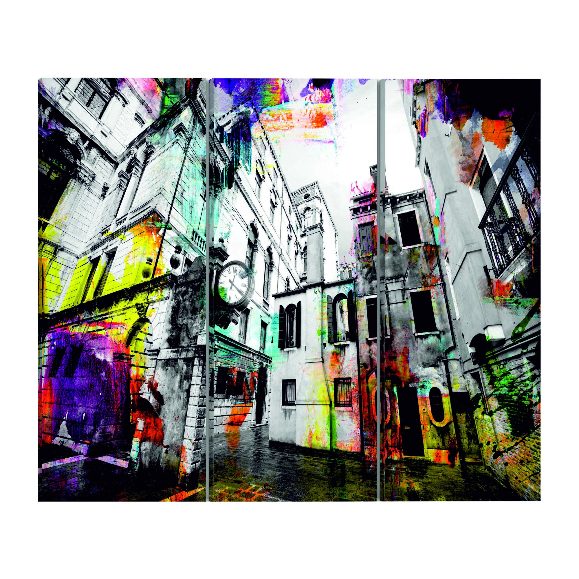 Tablou canvas 3 piese - Arta arhitecturii - 90 x 60 cm
