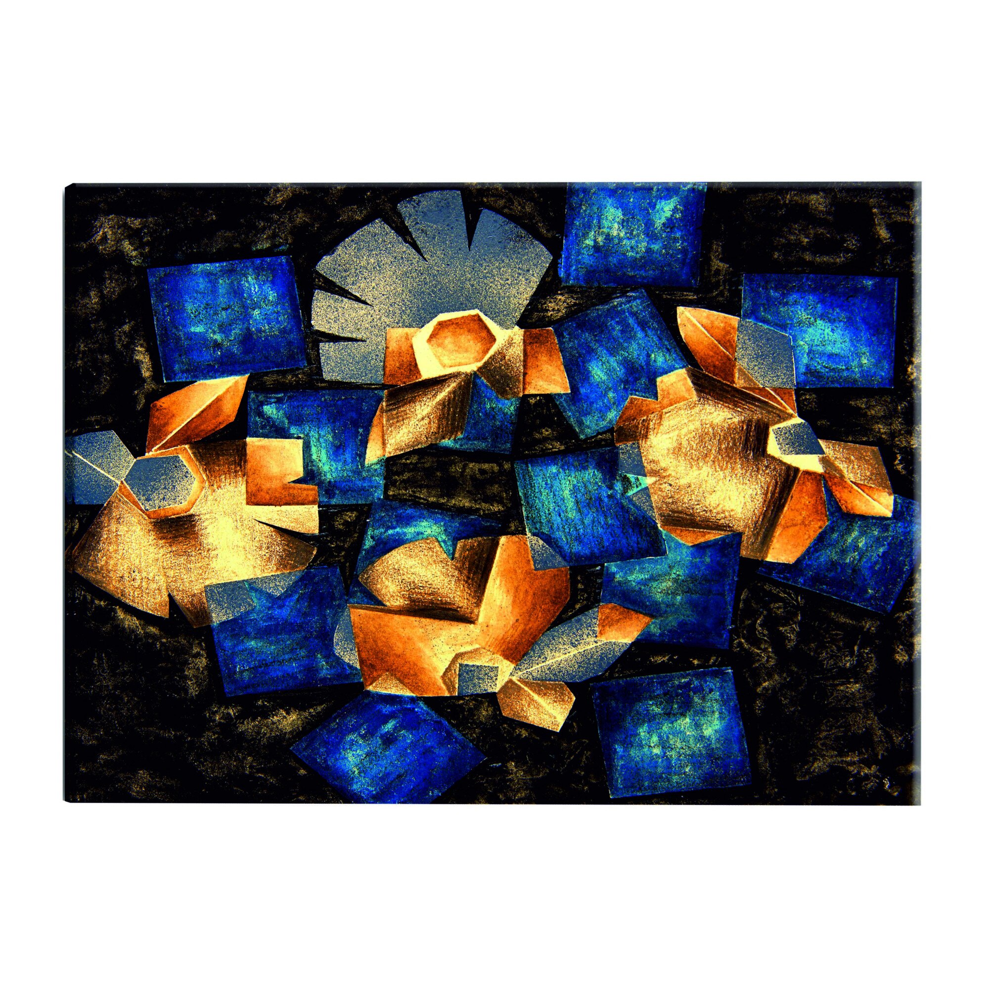 Tablou canvas - Flori geometrice - 120 x 80 cm