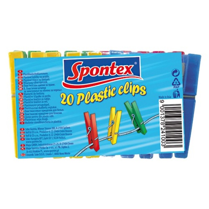 Carlige Rufe 20 Bucati Spontex