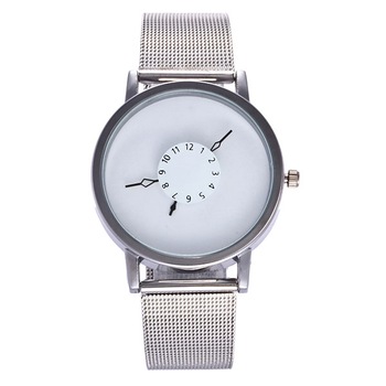 Ceas WoMaGe Unisex Quartz Casual Elegant Alb, PN999360AB, curea din metal (mesh), afisaj Analog Ceas WoMaGe Unisex Quartz Casual Elegant Alb, PN999360AB, curea din metal (mesh), afisaj Analog