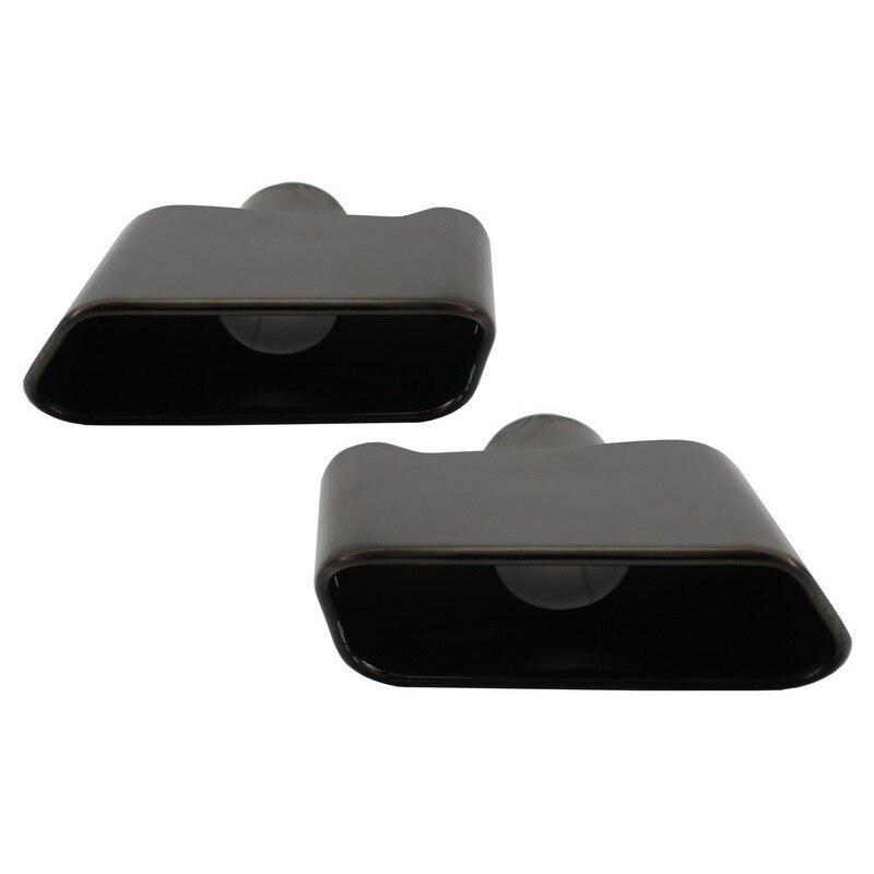 Set 2 Tobe Ornamente compatibil cu sistemul de evacuare Mercedes ML W164 (2005-2012) BMW X5 E70 (2007+) Negru