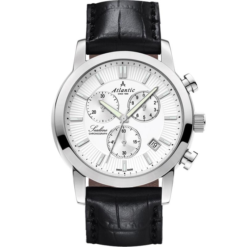 Ceas barbatesc Atlantic 62450.41.21 Quartz Argintiu