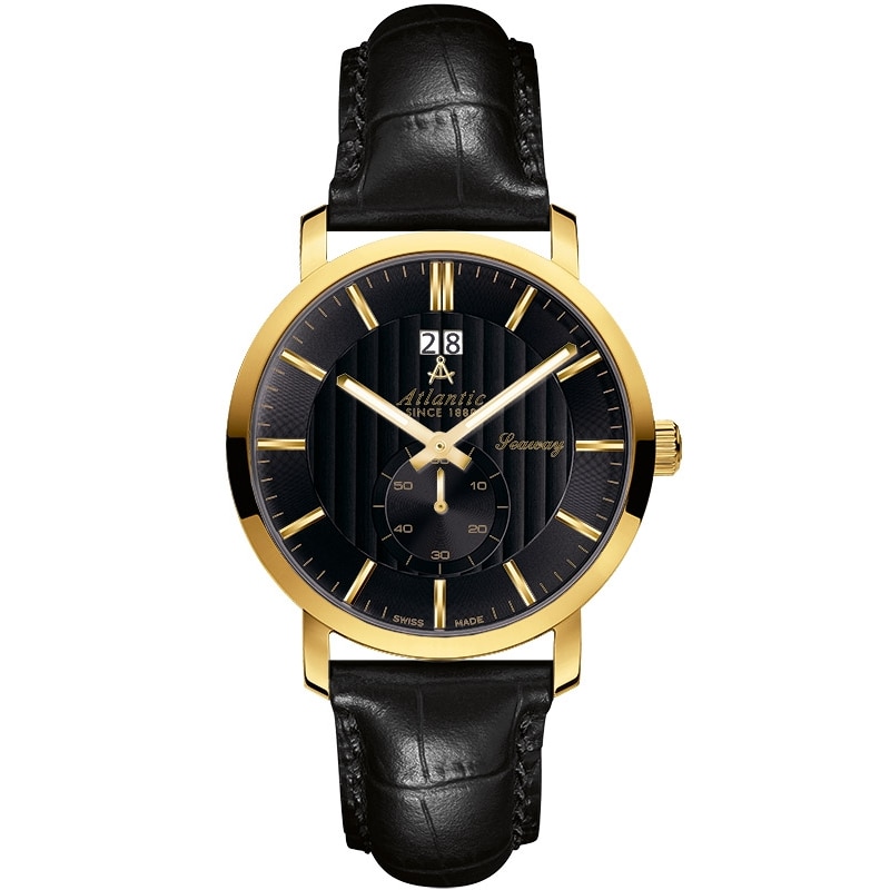 Ceas barbatesc Atlantic 63360.45.61 Quartz Auriu