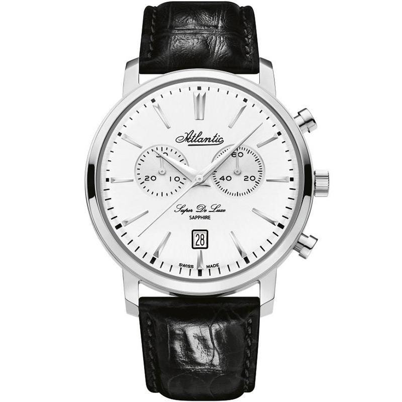 Ceas barbatesc Atlantic 64451.41.21 Quartz Argintiu