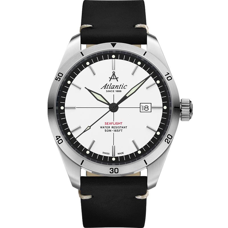 Ceas barbatesc Atlantic 70351.41.11 Quartz Argintiu