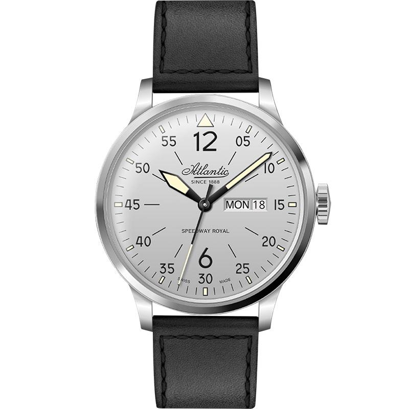 Ceas barbatesc Atlantic 68351.41.25 Quartz Argintiu