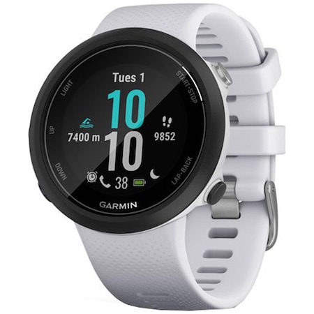 Часовник Smartwatch Garmin Swim 2, GPS, EU, Силиконов, Whitestone