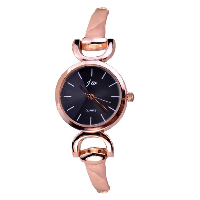 Ceas jw Dama Quartz Casual Elegant Negru, PN999331NU, curea din metal (zale), afisaj Analog