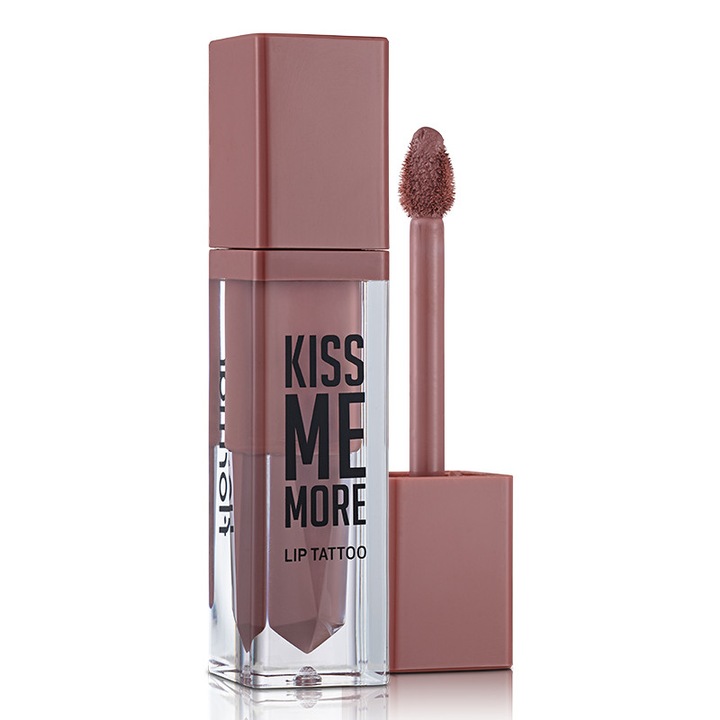 Дълготрайно течно матово червило Kiss Me More Lip Tattoo 03 Skin
