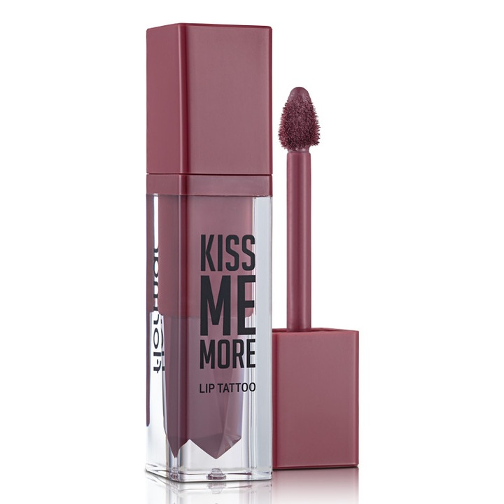 Дълготрайно течно матово червило Kiss Me More Lip Tattoo 08 Mademoiselle