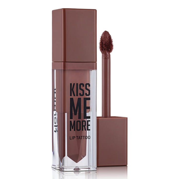 Дълготрайно течно матово червило Kiss Me More Lip Tattoo 09 Intense