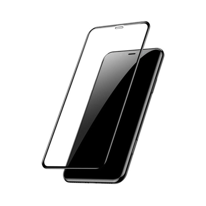 Стъклен протектор за целият екран XO FD7 Resin 3D за iPhone XR/ iPhone 11 черен
