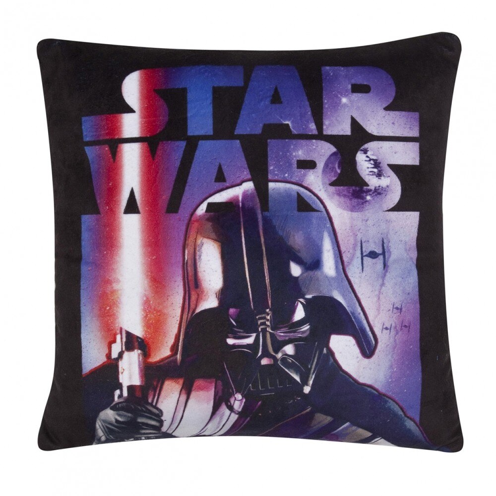 Perna din plus decorativa patrata ILANIT Darth Vader (33 X 33 cm)