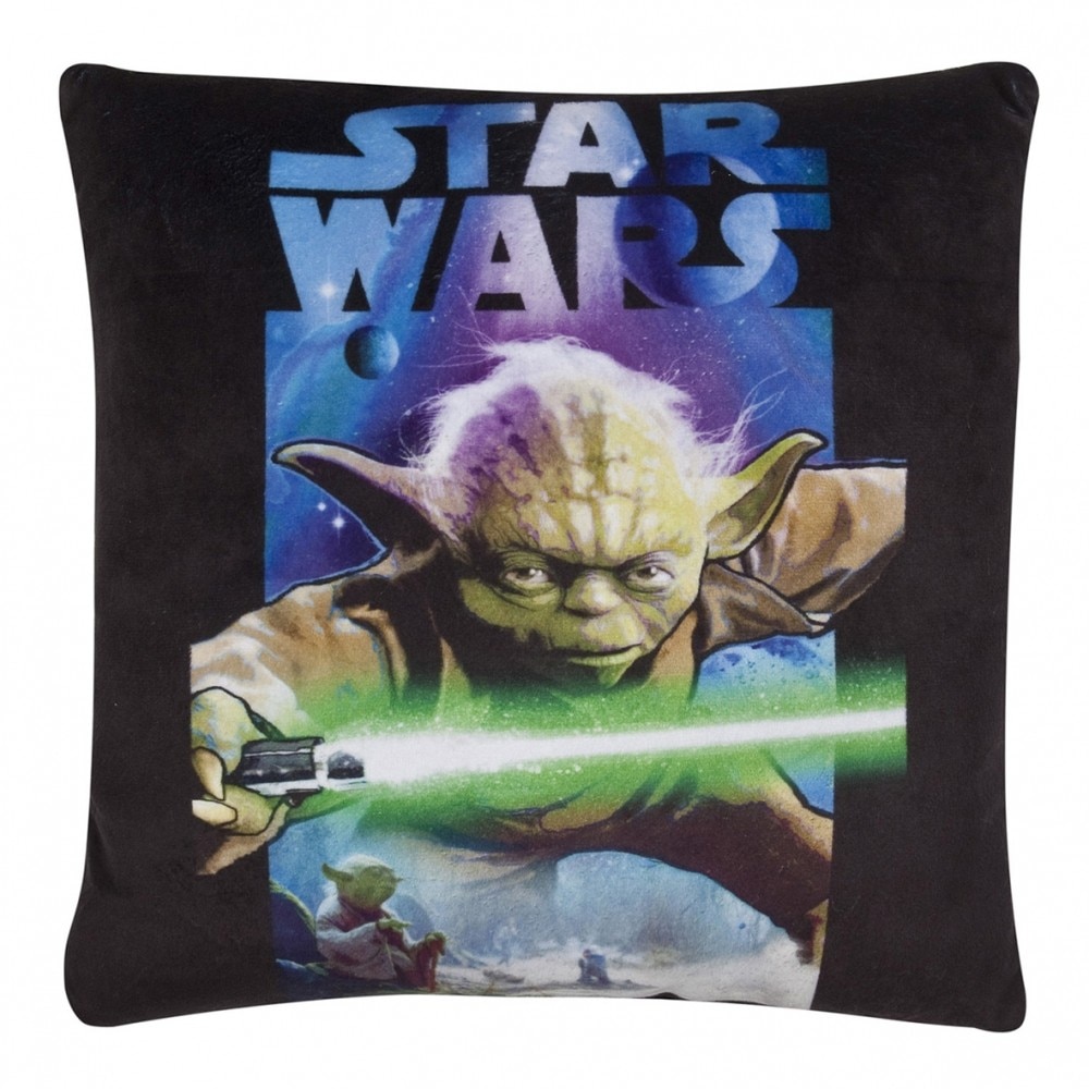 Perna din plus decorativa patrata ILANIT Yoda (33 X 33 cm)