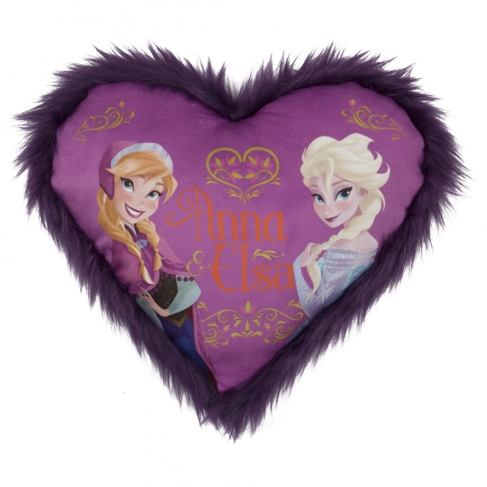 Perna din plus ILANIT Anna si Elsa in forma de inima (33 cm)