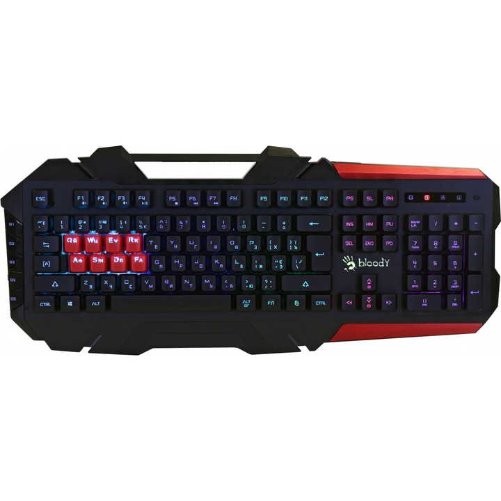 Геймърска клавиатура A4TECH B3590R BLOODY /8 STRIKE/RGB